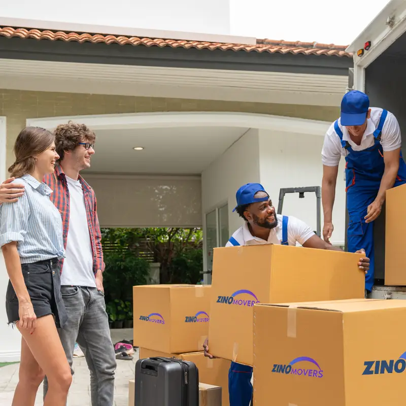 zino movers moving truck